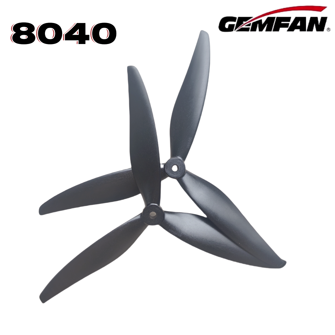 Fpv Drone Motor - Gemfan 8040 8X4X3 3枚羽 8インチプロペラ RC撮影ドローン