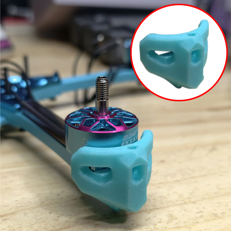 Fpv Drone Bag - 4 個 Axisflying Bando5 モーター衝突防止プロテクタータートルシェル軽量耐久性のある FPV