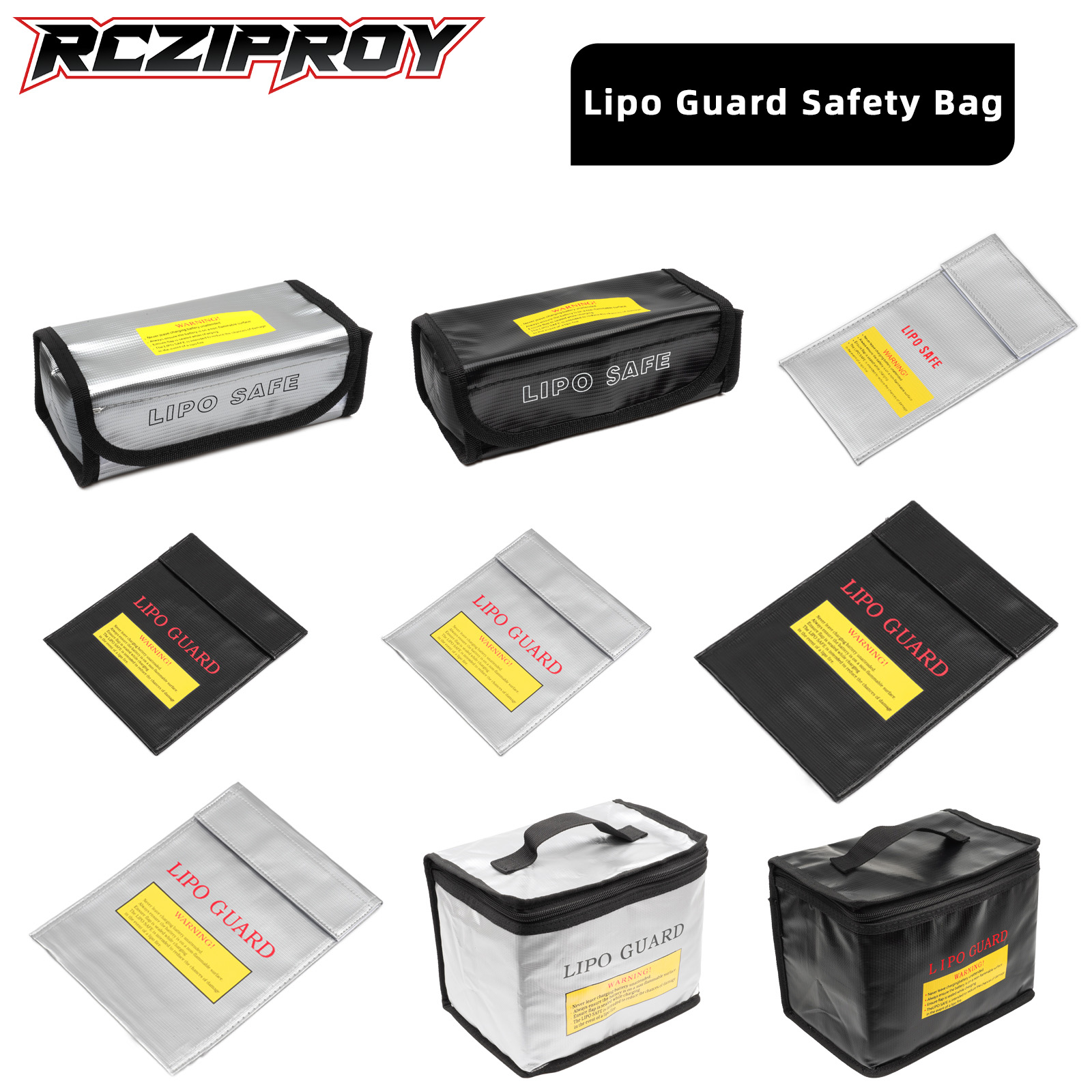 RCZIPROY リポバッテリー安全バッグ 耐火防爆ガードバ - Fpv Drone Bag のレビューと価格