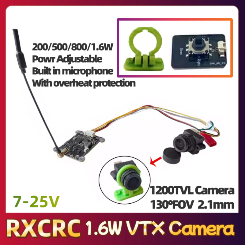 RXCRC 5.8G モジュール 48CH 1.6W VTX - Fpv Drone Transmitter のレビューと価格