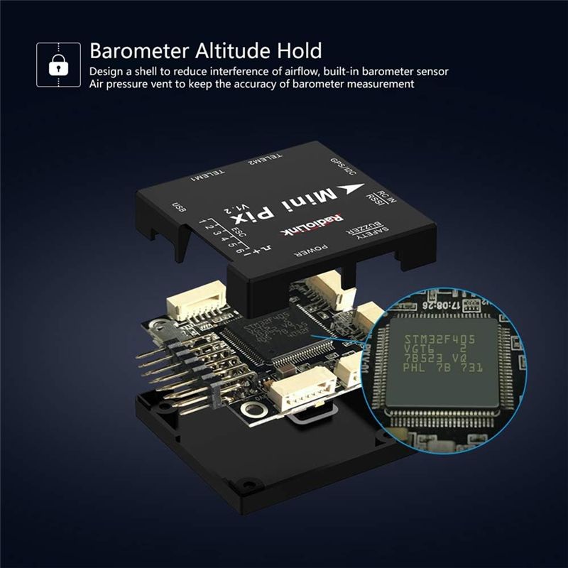 A49K-Radiolink Mini PIX フライトコン - Fpv Drone Quadcopter のレビューと価格