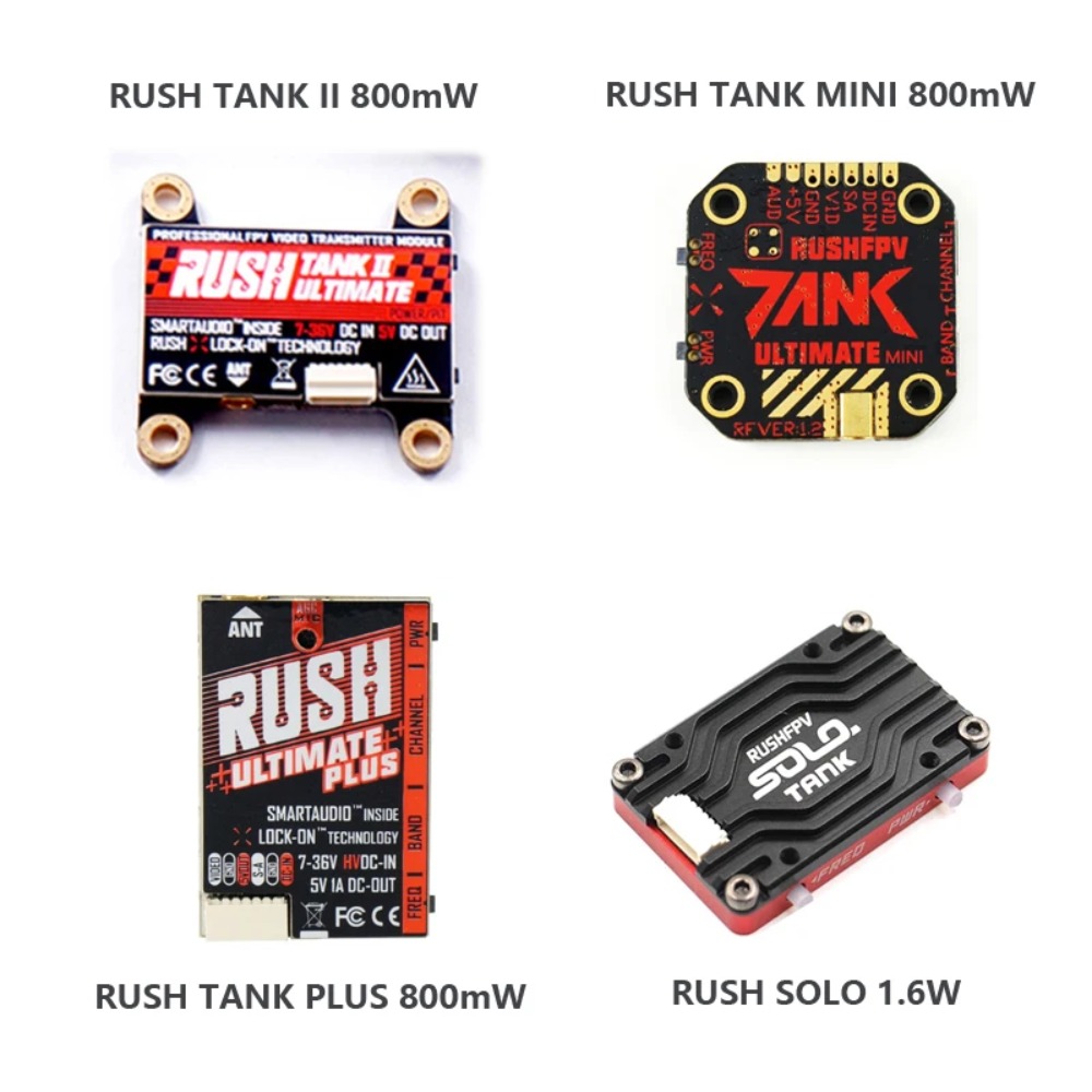 RUSH TANK Ultimate II/Mini/PLU - Fpv Drone Transmitter のレビューと価格