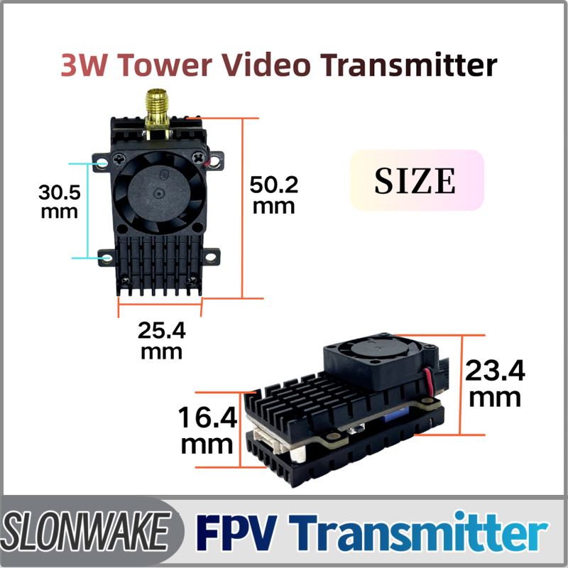 SLONWAKE 5.8G 3000mW シミュレーション  - Fpv Drone Transmitter のレビューと価格